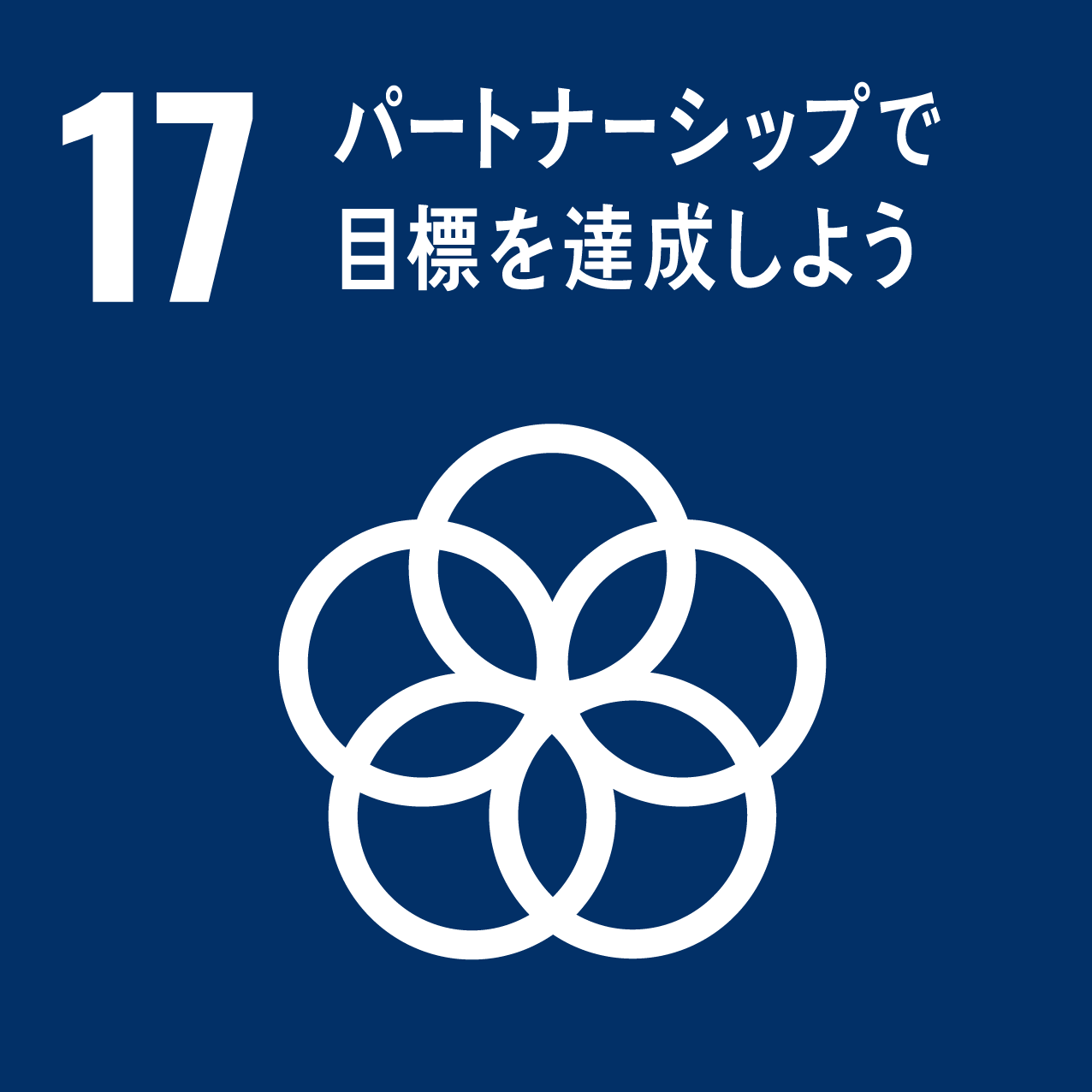 SDGs17　パーナーシップで目標を達成しよう